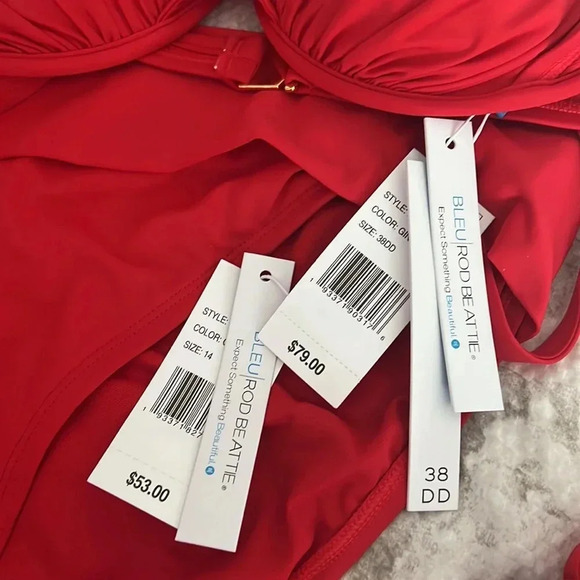 BLEU ROD BEATTIE Behind The Seams Underwire Bikini Top and Bikini Bottom - Picture 8 of 11